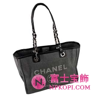 シャネル スーパーコピー　2012年春夏新作　DEAUVILLE　キャンバストートバッグ グレー A67001aart
